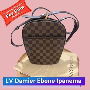 Louis Vuitton Damier Ebene Ipanema Bag